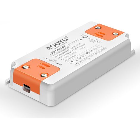 Transformateur LED 12V 1,67A Transformateur 230v vers 12v LED 1-20W Driver Alimentation, pas de charge minimale, pas de scintillement, pas de bruit de transformateur Pour ampoules MR11 G4 MR16 GU5.3 (1/5)