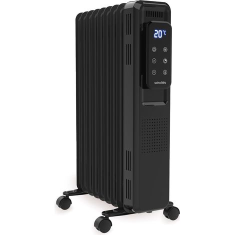 Radiador de aceite negro de 2000 W - SCHD509N - Scholtes -