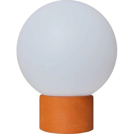Lampe de table sans fil terre cuite TERRA H25cm (1/5)