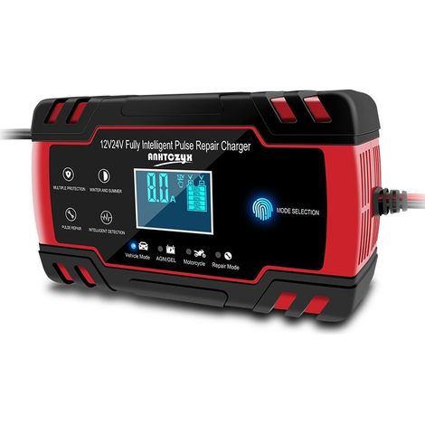 Charger of battery of car, starter and cables of start, charger of battery of car 8HAS, charger of battery automotive 24V and 12V (1/5)