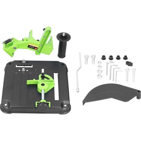Support pour meuleuse d'angle en métal, support de fixation pour machine de coupe, base de table pour bricolage (1/5)