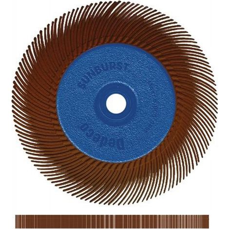 TYROLIT Radialbürste SUNBURST Ø152xB12,7x25,4mm 36 Alox / Korund (1/2)