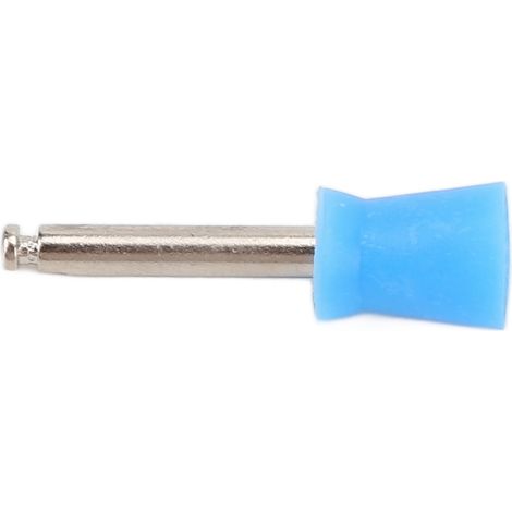 100 pièces Cups de Polissage Dentaire en Silicone Bleu pour Prothèses et Nettoyage Dentaire (1/5)