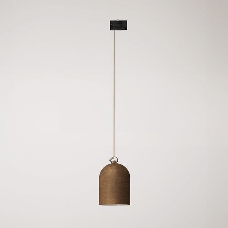 Creative Cables - Pendente de calha com mini abajur em cerâmica - lâmpada não incluída