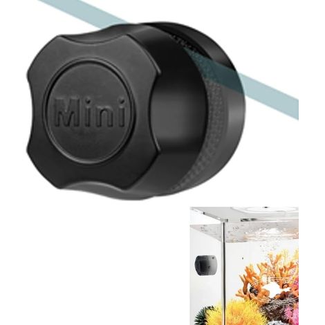 Brosse Magnétique Aquarium - 1 Pièce - ABS Noir - Nettoyage Verre - Flottaison Auto - Mini Format (1/5)