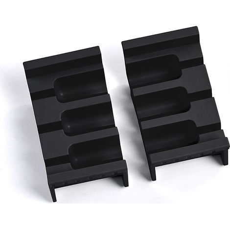 Messereinsatz für 100er Cuisio Schubladeneinsatz anthrazit 93 x 44 x 53 mm für 3 Messer (1/4)