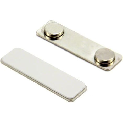 magnetische Namensschilder, Stahl, 45 mm x 13 mm, Büro, Veranstaltung