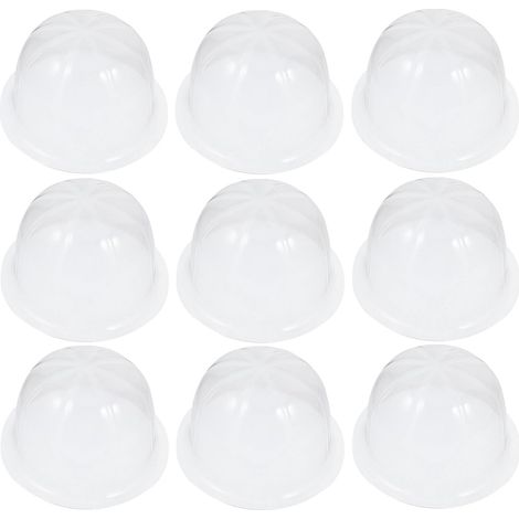 de 10 formes à chapeaux ovales en plastique au design