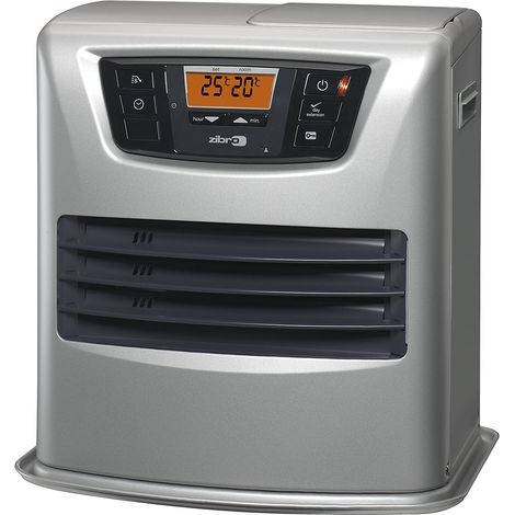 stufa a combustibile liquido "zibro lc-140" argento 4 kw
