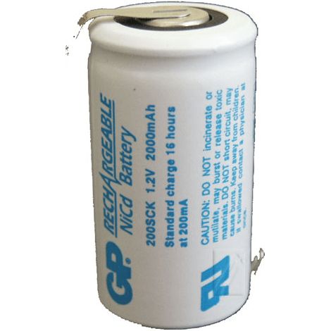 ACCUMULATEUR 1.2 V 3000 MAH POUR PIECES SOINS CORPORELS PETIT ELECTROMENAGER - 1985045