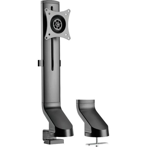 LogiLink BP0161 Supporto da tavolo per monitor 1 Display: (s) Nero Ruotabile, Regolabile in altezza, Inclinabile, Girev (1/5)