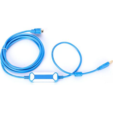 m langes SPS-Programmierkabel für Omron CQM1H/CPM2C SPSen, blau (1/5)