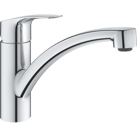 GROHE 30506000 Mitigeur EH-SPT Eurosmart 30506 bec plat monotrou C2C chrome (1/5)