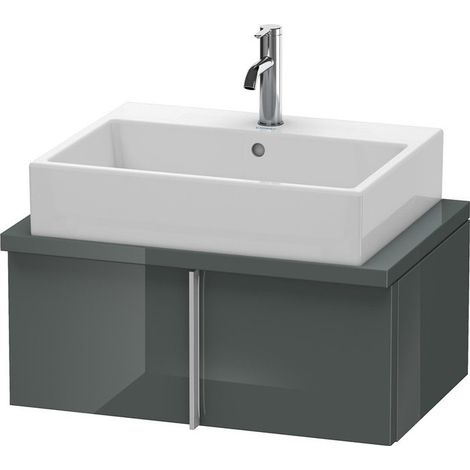 VERO Mobile Consolle Basso 285x700x448mm Grigio Doloaveci Lucido