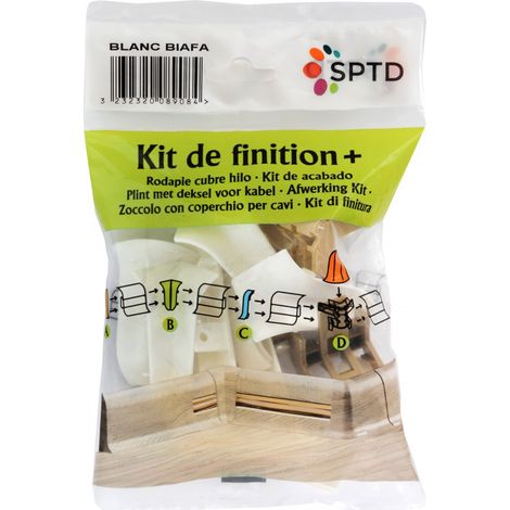 Kit accesorios acabado rodapié pass'fil blanco Biafa Centrale Brico