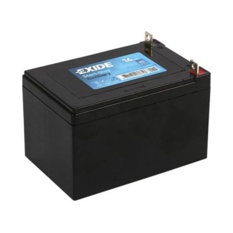 Exide – Batterie voiture 12V 14Ah 80A – Technologie AGM – Compatible Start Stop – Dimensions 150x100x100mm – Polarité + à gauche (1/2)