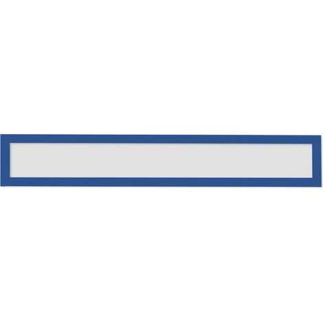 Magnetoplan magnetofix-Magnetrahmen Topsign, 5 Stück, blau, A5 quer/A4 hoch 232 x 52 mm 5 Stk