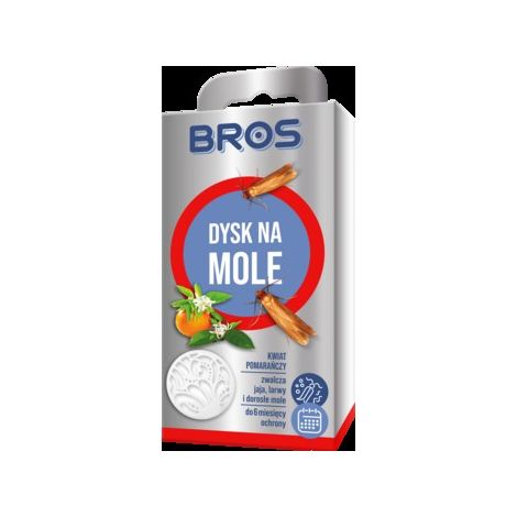 Disque anti-mites Bros - protection efficace des vêtements pendant 6 mois