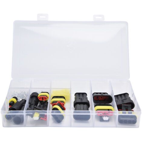 DEESSE SHOP-Shanrya Connecteurs de Bougie d'allumage de Voiture, kit de Prise de connecteur de Fil fiable Plusieurs modèles résistant à l'oxydation pour Motos camions navires Scooters (1/5)