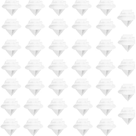 40PCS Clips Baguette de Porte pour Citroën C2 C3/Peugeot 106 (97 sur) 206 207 1007 306 (97 sur) 307 806 Partner/Jeep Renegade/Fiat 500L 500X, OE 68241251AA 8565.40 856540 7701056846 (1/5)