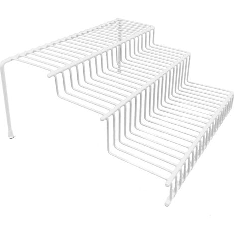 980535 Estante de metal antideslizante de 3 niveles para especias en metal