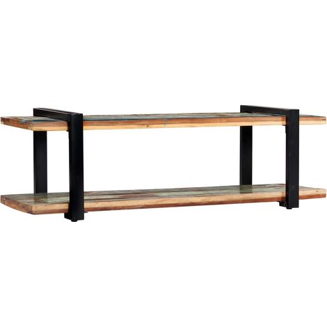 vidaXL TV-Möbel 130x40x40 cm aus massivem Recycled Holz