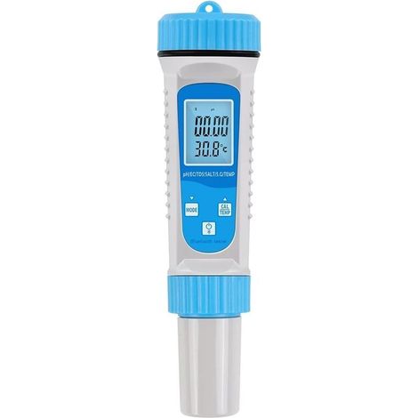 Testeur D'eau Numérique Bluetooth 6 En 1 TDS EC TDS Sel SG Température PH Mètre Testeur D'eau D'aquarium Accessoires De Piscine (1/5)