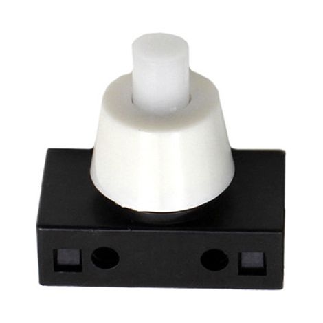 EDM – Interrupteur à bouton-poussoir unipolaire 2A 250V blanc – Installation facile pour éclairage intérieur – Compatible avec tous types de décorations (1/2)