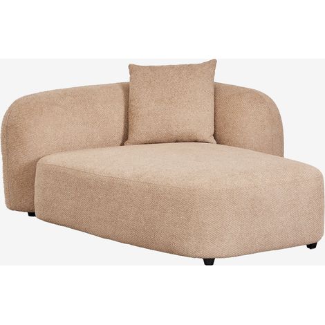 SKLUM Rechtes Chaiselongue-Modul für modulares Sofa in Chenille Coco                                   