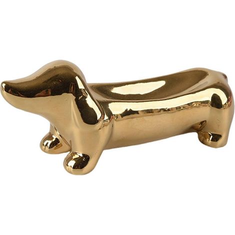 Plateau à bijoux en céramique motif teckel, style scandinave délicat, porte-boucles d'oreilles et bagues, cadeau idéal pour maman, épouse ou petite amie. (1/5)