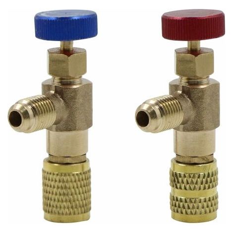 – Soupape de sécurité pour climatisation – Adaptateur en laiton R410 R22 – 2 tailles – Conception anti-fuite – Résistance à haute pression (1/5)