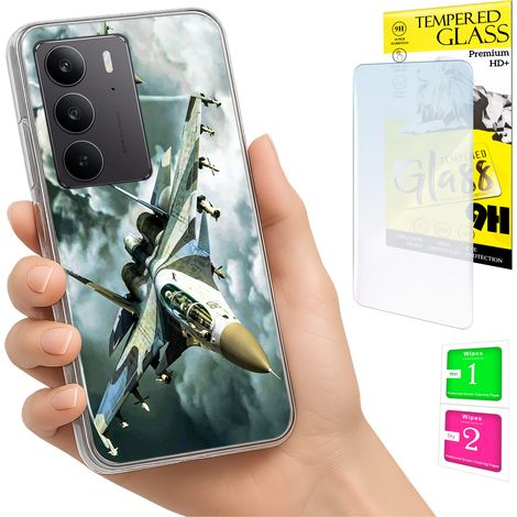 Schutzhülle für Realme C75 / 14X 5G: Fotoschutzhülle mit Rückseite und 9H-Glas (1/5)