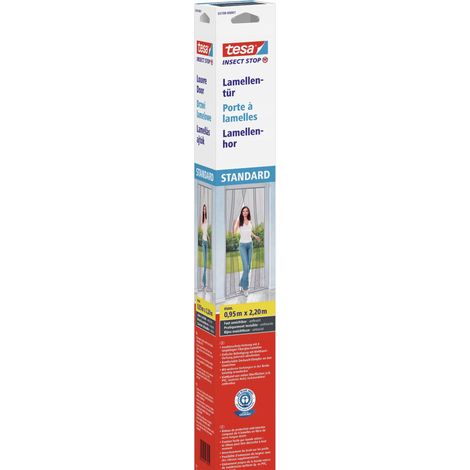 tesa STANDARD 55198-00001-00 Tür-Fliegengitter   (B x H) 0.95 m x 2.20 m Anthrazit 1 St.