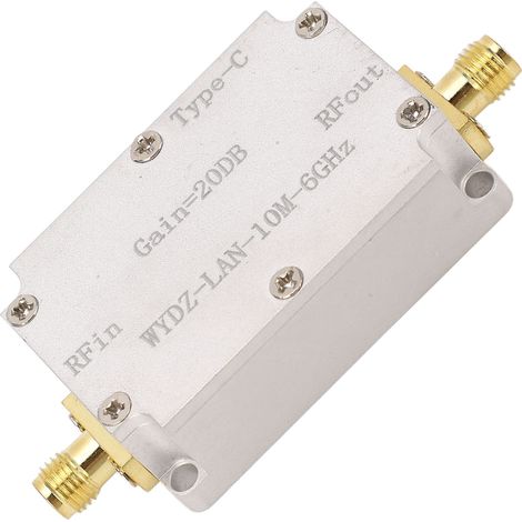 Hochlinearer Verstärker (10 MHz–6 GHz, 20 dB Verstärkung) mit geringem Rauschen für UKW-Radioempfänger (1/5)