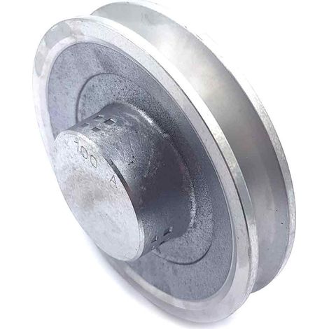 Poulie trapézoïdale aluminium moyeu plein SPA100/1ALU
