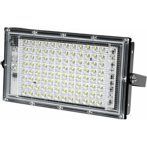 AC180240V 100W 96LEDs Spot mural avec support de montage IP65 connexion de fil étanche à l'extérieur LED Playground Spot Gate Yard, Modèle n ° : White 100W Modèle n ° : White 100W (1/5)