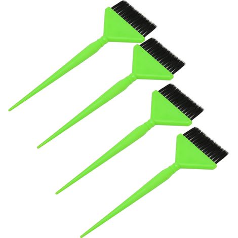 Ensemble de 4 Brosses à Coloration Professionnelles pour Salon à Domicile - Applicateur Portable avec Embout Fin pour Teinture Capillaire (1/5)