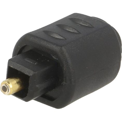 Adaptateur en fibre optique fiche femelle - Noir