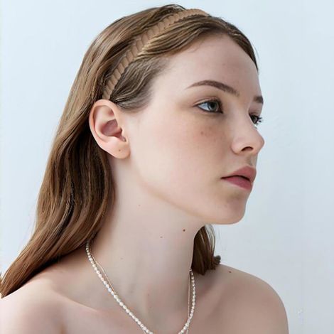 Serre-Tete - Plastique Rigide - Antidérapant À Dents - Pour Cheveux Fins Ou Épais - Lot De 4 (1/5)