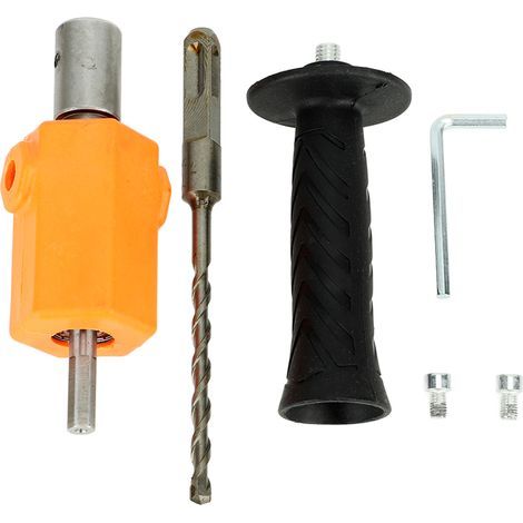 Umrüstkopf für Elektrohammer, Drehbohrer Orange (1/5)