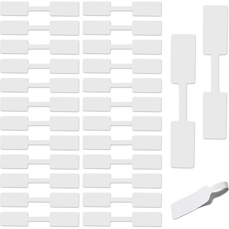 500 etiquetas autoadhesivas para precios, etiquetas para joyería, etiquetas autoadhesivas para collares, pendientes, anillos y pulseras.