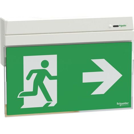 Notlichtblock Schneider Electric weiß 27,5 cm Tiefe