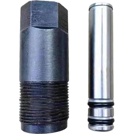 Cilindro Pistone Pistone Cilindro Pistone Cric da pavimento Pompa a pistone Pompa a pistone Nucleo metallico Ricambi Parti di riparazione del martinetto idraulico, Doppia piccola pompa