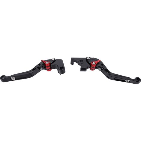 Set di 2 leve freno e frizione per moto, regolabili a 6 velocità, per prestazioni di frenata ottimali, pieghevoli, in lega di alluminio, per CBR250R dal 2010 al 2020. (1/5)