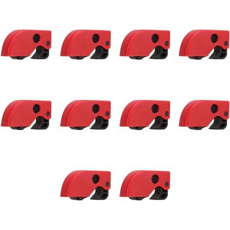 Verrouillage de disjoncteur portable – 10 pièces, robuste et facile à installer, pour environnements industriels, chimiques et pétroliers (1/4)
