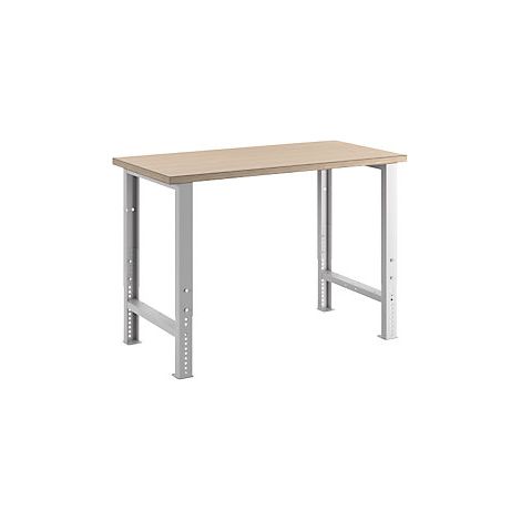 Banco de trabajo en sistema modular  altura 740 - 1090 mm  sin
