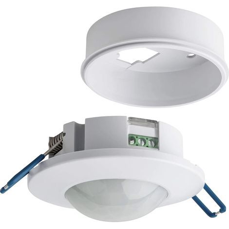Détecteur de Mouvement Intérieur, Montage Encastré et en Saillie au Plafond, programmable, Capteur Infrarouge, 6m / 360°, LED adapté (1/5)
