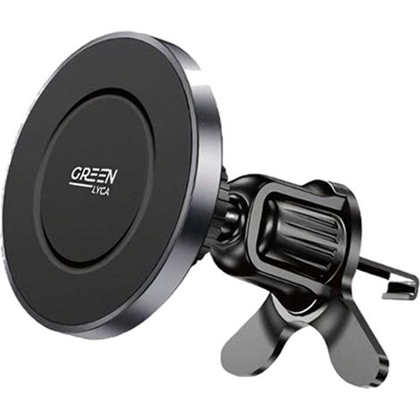 Support magnétique pour téléphone à fixer sur les grilles d'aération de la climatisation de voiture, rotation à 360°. (1/2)