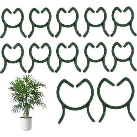 200 Pflanzenstützclips, Tomaten- und Kletterpflanzenbinder, wiederverwendbare, robuste Kunststoffbefestigungen, Gemüse, Obst, Blumen, Größen ML - (1/5)