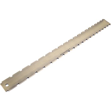 24,75 Zoll langes, gekerbtes Lineal zum Nivellieren von Gitarrenhälsen, Präzisionswerkzeug für Gitarrenbauer. (1/5)